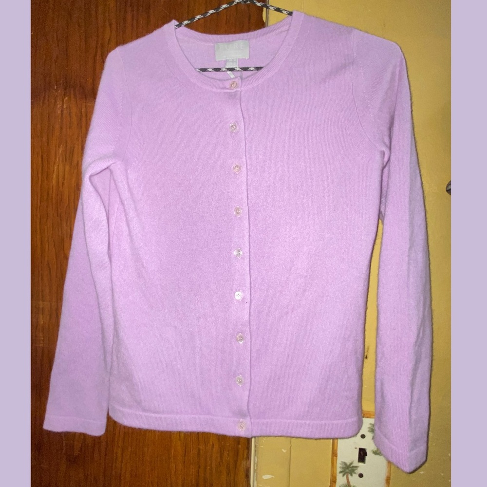 PURE cashmere cardigan 2